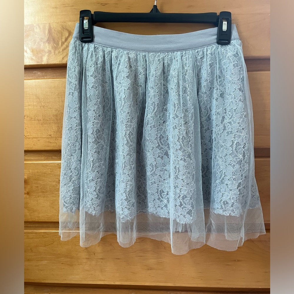 Tulle and lace skirt